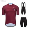 Conjuntos de camisa de ciclismo raudax equipe roupas de ciclismo dos homens verão manga curta conjunto ciclismo respirável triathlon mtb camisa ciclismo ropa ciclismo veranol240108