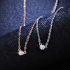 Ex6j Designer Tiffanyset hanger kettingen 925 zilveren armband Mo Sang diamanten ketting Mo Sangshi t Home Bubble ketting Dames Live Tiktok Live