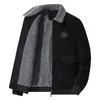 Winter Fleece Jas Mannen Warme Dikke Corduroy Bontkraag Jas Mannelijke Casual Mode Outdoor Winddicht Uitloper 240108