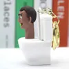 Portachiavi Skibidi Toilets Keychian Anime Toilet Man VS Monitor People Doll Figure Pendent Skibidi Bop Yes Key Chians Regalo per uomo J240108