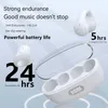 Auricolare sportivo a conduzione ossea trasparente TWS wireless Auricolare Bluetooth clip-on non in-ear Amb Ultra Long Endurance T33 con scatola di ricarica