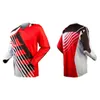 Men's T-shirts Summer Long Sleeved Speed Reducing Suit Sweat Wicking Motorcycle Off-road Racing Suit Mountain Bike Riding Suit Top Foxx