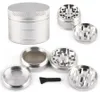 Grinders Herb Grinder 4 Piece 40mm Tobacco Grinders With Triangle Scraper Aluminium Alloy Material valentines day gifts8107733