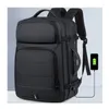 Мужской рюкзак емкостью 40 л, расширяемый рюкзак с зарядкой через USB, водонепроницаемые многофункциональные сумки для ноутбука 17 дюймов, деловые дорожные сумки