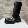 Waytt Botas en cuir à gros orteils faits à la main pour hommes