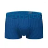 Cuecas 0850 transmissão ao vivo para boxers masculinos corpo moldando respirável hip saco boyshort fábrica atacado bs3129