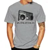 T -shirt T -shirt w „Boombox” w „Boombox” (pakowany)! Letnia moda wysokiej jakości drukowana bawełniana koszulka