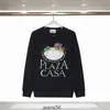 2023 CREW HALS SWEATSHIRT Designer Sweatshirts voor heren Dames Hoge kwaliteit Nieuwe afdrukken Grafische ronde halzen Dooclothing Zwart Witte trui