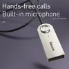 Alto-falantes Baseus 3.5mm Aux Adaptador Bluetooth Cabo para Alto-falante de Carro Bluetooth 5.0 Adaptador de Música de Áudio Sem Fio Handfree Car Kit Receptor Bt