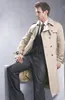 Trenchrock Men Classic Double Breasted Mens Long Coat Herrkläder Långa jackor Rockar British Style Overcoat S-6XL STORLEK 240108