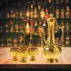 Wine Glasses Turkish Drink Set Vintage Tea Pots Jug Exquisite Golden Decanter Altar Sets Holy
