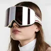 Goggles Fashion Designer Cool Sunglasses Internationally Compatible Ski Goggles Fully Genuine REVO Coated Glasses Removable Myopia Lenses