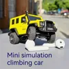 1 43 ​​LDARC X43 Symulacja RTR Crawler RC Pełny etat 4WD Desktop Off Roader Remote Control Mini Climbing Vehicle Toy i części 240106