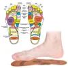 Palmilhas magnéticas terapia de emagrecimento para perda de peso massagem cuidados com os pés sapatos almofada tapete palmilha marrom atacado solas de gota 240108