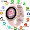 Часы 2021 Женские умные часы Спорт Фитнес сенсорный экран Смарт-часы Трекер сердечного ритма Фитнес-часы Для женщин мужчин Android IOS