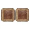 Autostoelhoezen Ers 2Pack Houten Er Mas/Back Cooling Mat Kantoorkussenbenodigdheden Drop Delivery Auto's Motoren Interieur Acces Otxma