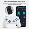 Kontrolery gier bezprzewodowe gamePad Games Usuń 800 mAh z powrotem podwójny przycisk kompatybilny z Bluetooth Akcesoria do gry DIY