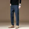 Męskie wiosenne jesień moda Business Casual Long Pants Suit Mężczyzna Elastyczne proste spodnie formalne Rozmiar 2936 240108