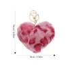 سلاسل المفاتيح 8 PCS key -keychain fur fur bag bag bag charms women’s wallet to the the the the the the the spluffy car for