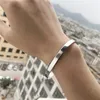 Роскошный браслет-манжета из нержавеющей стали Pulsera Hombre для мужчин, одинаковый браслет-подвеска для пар, ювелирные изделия, подарок, мужские украшения