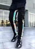 Mäns byxor Men's Casual Jogging Pants Fashion Harlem Pants New Loose Pants Street Fashion Pants Engineering Reflective Technology YQ240108