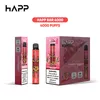 Original HAPP Bar 4000 Puffs Vape jetable Mesh Coil E-Cigarettes 2% 5% E Juice Vaper 1.0ohm Mesh Coil Desechables vapers 4k 9k 12k Einweg Vapes eu