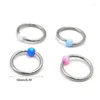 Stud Earrings Sophisticated Nose Piercing Jewelry 10mm Anti Allergy Royal Blue Light Pink Self Dress Up Ear