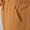 Men's Shorts Pantalones cortos para hombre Pantalones cortos de algodón y lino Pantalones cortos de encaje con bolsillo Pantalones cortos casuales de color sólido para hombre Pantalones Cortos gimnasio fitness deportes Bermudas nuevo 24325