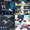 Tangentbord trådlöst nummer pad uppladdningsbart Bluetooth-numeriskt tangentbord för Windows 35-Keys Aluminium Numpad Keypad Accounters HKD230825 OTQOJ