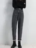 Dżinsy damskie 2024 Casual Vintage Mom for Women Tase Worbgy Denim Pants Bf Style proste spodnie harem pant femme