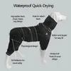 Waterdichte Hond Outdoor Jas Kleding Winter Warme Jas Grote Jumpsuit Reflecterende Regenjas Voor Kleine Middelgrote Honden 240106