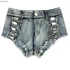 Women's Shorts New Sexy Women Jeans denim Shorts Hot Pants sexy hole nightclub Dresses skinny jeans woman high waisted jeans skinny YQ240108