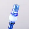 5Inch Premium Quality One Hitter Glass Pipe Hookah Bong kan sätta kundlogotyp