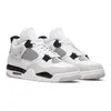 Nike Air Jordan 4 Travis Scotts Off White Retor Thunder 4S Basketball Shoes Jumpman 4 Sneakers OG J4 X Travis Scot. Lightning Black Cat 4s Sail Sail Bred Red 【code ：L】