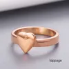 Bagues de marque à la mode pour femmes et hommes, bague de styliste en forme de cœur, en émail, unisexe, cercle, bijoux de luxe