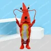 2024 Nya Crayfish Mascot Costumes Halloween Tecknad karaktärsdräkt Suit Xmas Outdoor Party Festival Dress Promotional Advertising Clothings