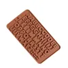 Stampi da forno 26 stampini per torte al cioccolato con lettere dell'alfabeto inglese, biscotti fondenti, stampi in silicone, decorazioni per matrimoni, strumenti fai da te