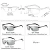 サングラスlioumoレトロパイロットフォトクロミック偏光サングラス男性Allweather Antiglare HDドライビンググラスOculos de sol feminino uv400