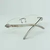 Natural hybrid buffalo horns glasses 3524012 luxury designers medium diamonds glasses frame size 56 -18-140mm