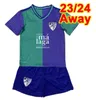 23/24 CF Malaga Soccer Jerseys 2023/2024 Away Juanpi Luis Munoz Febas Adrian 축구 셔츠 Burgos Casas Juankar Camiseta de Futbol Juande Febas 유니폼 남성