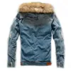 Jaquetas masculinas 2024 homens jeans jaqueta e casacos denim grosso quente inverno outwear S-4XL lbz21