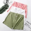 Underbyxor Summer Men's Home Arrowhead Cotton Bortable Comfort Shorts Solid Color Vertical Stripes Plus Size Underwear.