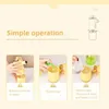 300ml Yellow Duck Automatic Soap Dispenser Rechargeable Foam Cute Cartoon Touchless Hand Sanitizer Bottle ABS Kid Bathroom 240108