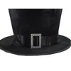 Basker cosplay magiker hatt för kvinnliga manliga scenföreställningar gentleman temaparty mössa maskerad klä upp spänne