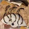 Ketten Chinesische Natürliche Perlen Halskette Lange Runde Flache Perle Choker Kette Einzigartige Stern Schlüsselbein Frauen Mädchen Teenager Drop Lieferung Schmuck NE OTU2T