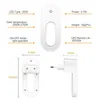 Luzes noturnas sem fio lâmpada inteligente led sensor de luz plugue da ue 2700k branco quente plug-in lâmpada de emergência de parede para corredor quarto