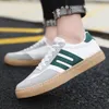 Hot Sale Classic Flat Breathable Leather Skateboard Shoes Size 39-48 Men Low Casual Sneakers Basket Homme