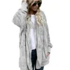 Heta säljer kvinnokläder på hösten och vintern, fashionabla ull varma bomullsjacka, medellängd, tvåsidig kappa