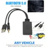 コネクタBluetooth 2020ユニバーサルカーワイヤレスBluetoothレシーバーUSB 3.5mm Aux Media Bluetooth 5.0 Music Player Audio Adapter for BMW