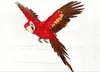 Sztuczne papugi symulacja domu ptaków Birds żywo ogród urocze dekoracje stawu na zewnątrz 240108